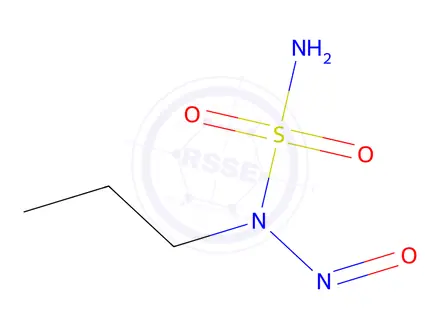 Chemical structure of N-Nitroso-N-Propyl-Sulfamide