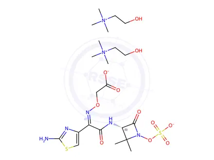 Chemical structure of Tigemonam Dicholine