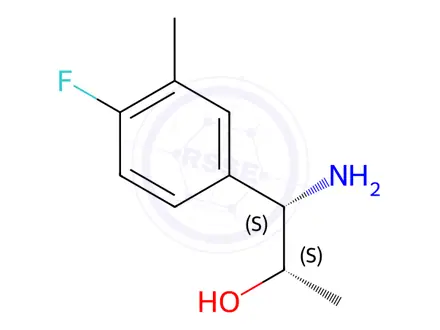 Chemical structure of (1S,2S)-1-AMINO-1-(4-FLUORO-3-METHYLPHENYL)PROPAN-2-OL