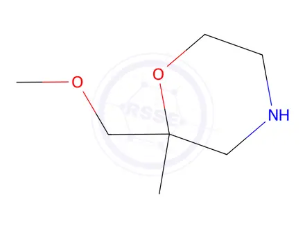 Chemical structure of 2-(Methoxymethyl)-2-methylmorpholine