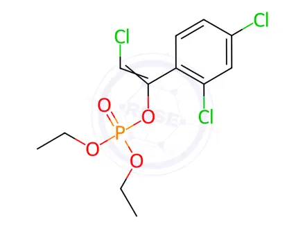 Chemical structure of Chlorfenvinphos