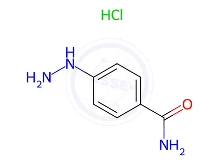 Chemical structure of 4-HYDRAZINO-BENZAMIDE HCL