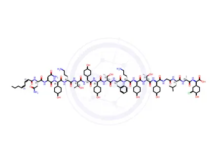 Chemical structure of Ramoplanin