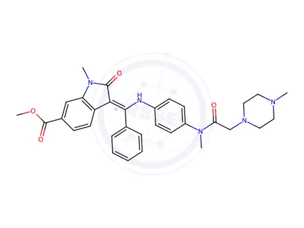 Chemical structure of Nintedanib Impurity 101