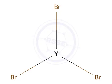 Chemical structure of YTTRIUM BROMIDE