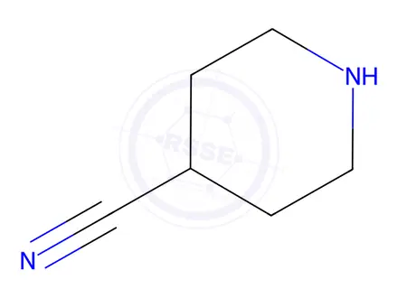 Chemical structure of 4-Cyanopiperidine