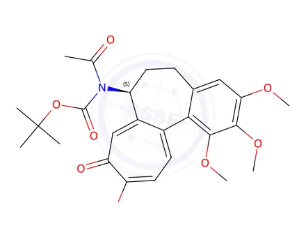 Chemical structure of N-(tert-Butoxycarbonyl)colchicine