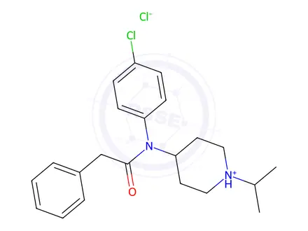 Chemical structure of Lorcainide Hydrochloride