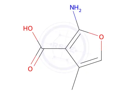 Chemical structure of 2-Amino-4-methylfuran-3-carboxylic acid