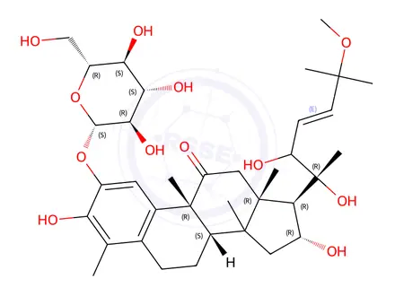 Chemical structure of andirobicin A glucoside