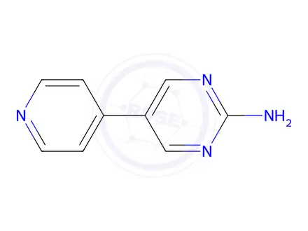 Chemical structure of 5-(Pyridin-4-yl)pyrimidin-2-amine