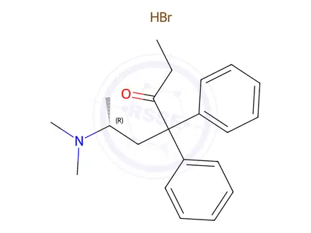 Chemical structure of Methadone hydrobromide