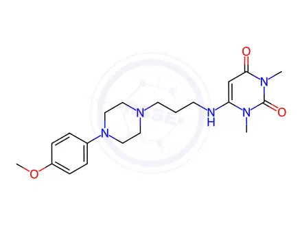Chemical structure of 2-Demethoxy-4-methoxy Urapidil