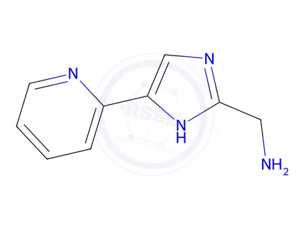 Chemical structure of (5-(Pyridin-2-yl)-1H-imidazol-2-yl)methanamine
