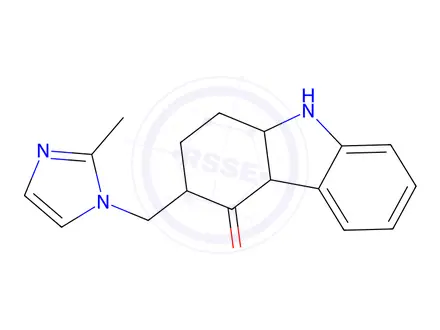 Chemical structure of 3-((2-Methyl-1H-imidazol-1-yl)methyl)-2,3,9,9a-tetrahydro-1H-carbazol-4(4aH)-one