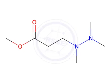 Chemical structure of methyl 3-(1,2,2-trimethylhydrazinyl)propanoate
