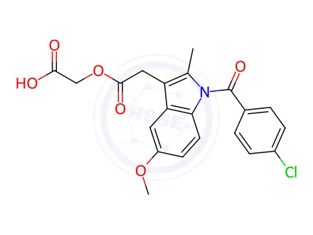 Chemical structure of Acemetacin