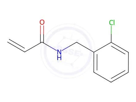 Chemical structure of N-(2-chlorobenzyl)acrylamide