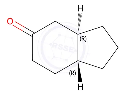 Chemical structure of trans-rel-(3R,7R)-Octahydro-5H-inden-5-one