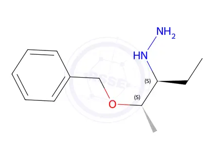 Chemical structure of Hydrazine, [1-ethyl-2-(phenylmethoxy)propyl]-,[S-(R*,R*)]-(9CI)