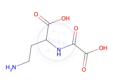 Chemical structure of (S)-4-Amino-2-(carboxyformamido)butanoic acid