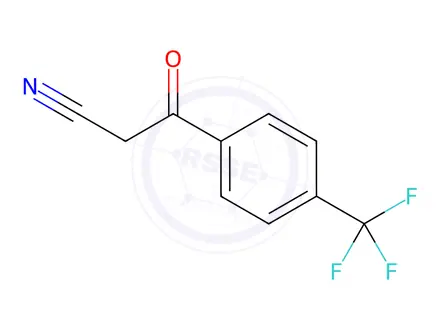 Chemical structure of 4-(Trifluoromethyl)benzoylacetonitrile