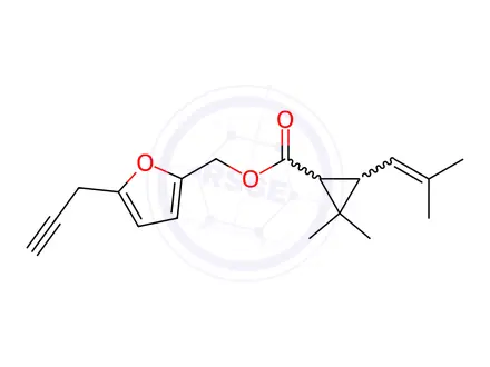 Chemical structure of Furamethrin