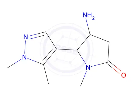 Chemical structure of 4-Amino-5-(1,5-dimethyl-1h-pyrazol-4-yl)-1-methylpyrrolidin-2-one