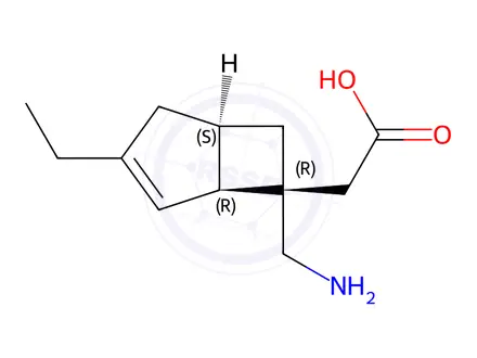 Chemical structure of Mirogabalin Enantiomer