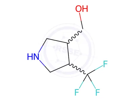 Chemical structure of (4-(Trifluoromethyl)pyrrolidin-3-yl)methanol