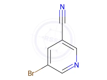 Chemical structure of 3-Bromo-5-cyanopyridine