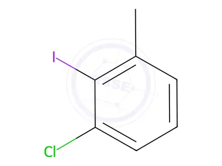 Chemical structure of 3-Chloro-2-iodotoluene