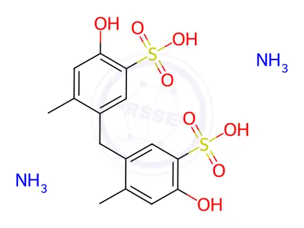 Chemical structure of Policresulen Impurity 4 NH4