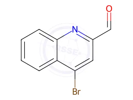 Chemical structure of 4-BROMOQINOLINE-2-CARBOXALDEHYDE