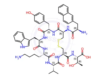 Chemical structure of Lanreotide Impurity 44