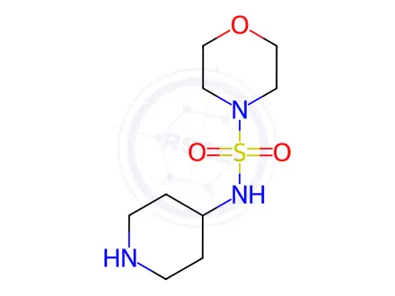 Chemical structure of n-(Piperidin-4-yl)morpholine-4-sulfonamide