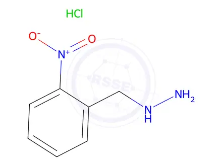 Chemical structure of [(2-Nitrophenyl)methyl]hydrazine Hydrochloride