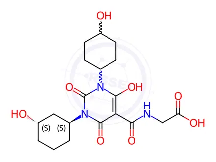 Chemical structure of Daprodustat Impurity 49
