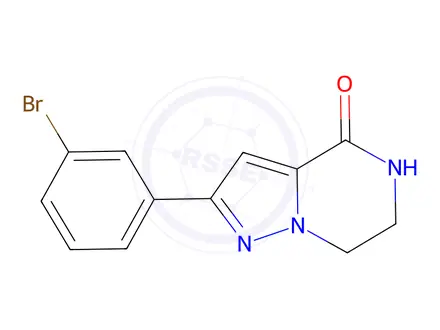 Chemical structure of 2-(3-Bromophenyl)-6,7-dihydropyrazolo[1,5-a]pyrazin-4(5H)-one