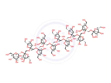 Chemical structure of Fructo-oligosaccharide DP12/GF11