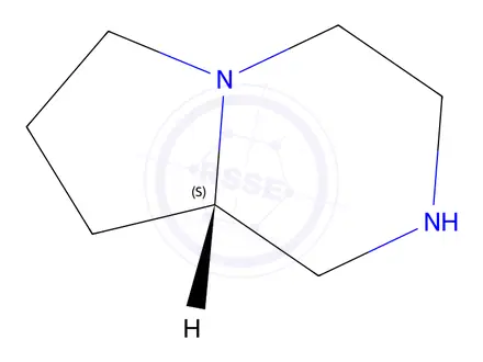 Chemical structure of (S)-1,4-Diazabicyclo[4.3.0]nonane