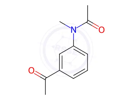 Chemical structure of N-(3-Acetylphenyl)-N-methylacetamide