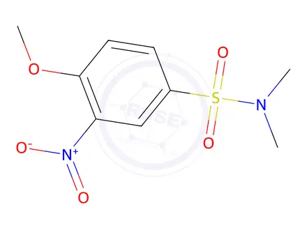 Chemical structure of 4-Methoxy-N,N-dimethyl-3-nitrobenzenesulfonamide