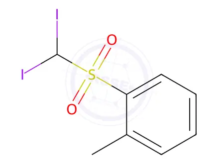 Chemical structure of 1-[(Diiodomethyl)sulfonyl]-2-methylbenzene