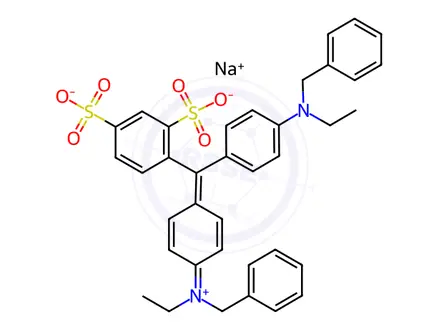 Chemical structure of Alphazurine A