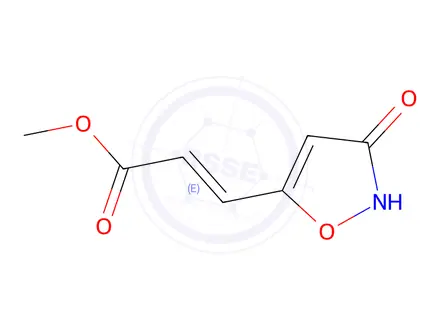 Chemical structure of (E)-Methyl 3-(3-oxo-2,3-dihydroisoxazol-5-yl)acrylate