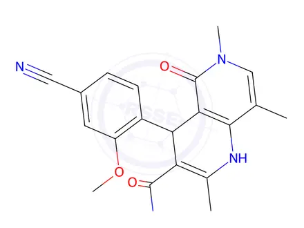 Chemical structure of Finerenone Impurity 136