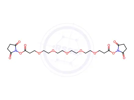 Chemical structure of Bis(NHS)PEG5