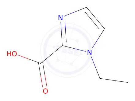Chemical structure of 1-ethyl-1H-imidazole-2-carboxylic acid