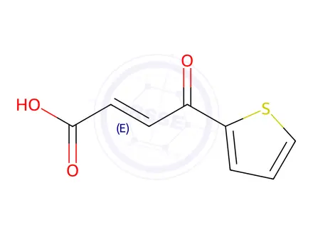 Chemical structure of trans-3-(2-Thenoyl)acrylic Acid